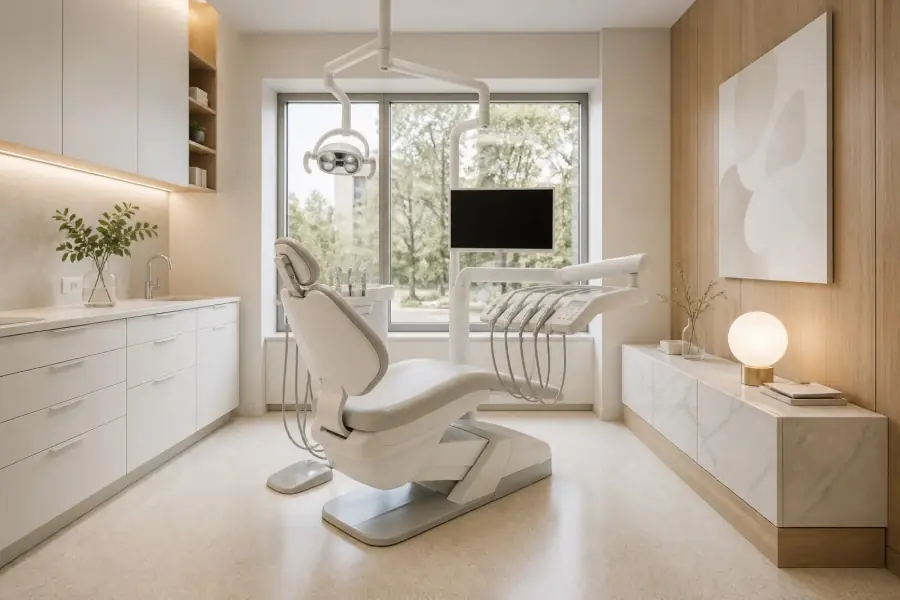 Modern klinikmiljö på Alexiskliniken